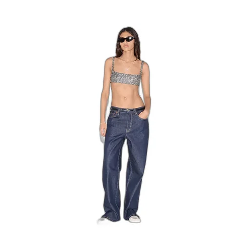 Embroidered Gg Wool Tweed Top