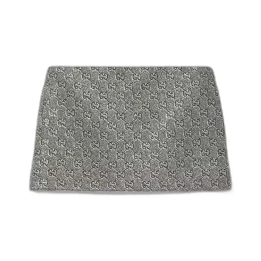 Embroidered Gg Wool Tweed Mini Skirt