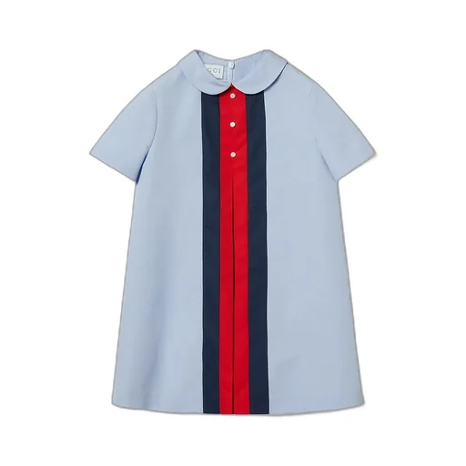 Children's Cotton Poplin Dress With Web