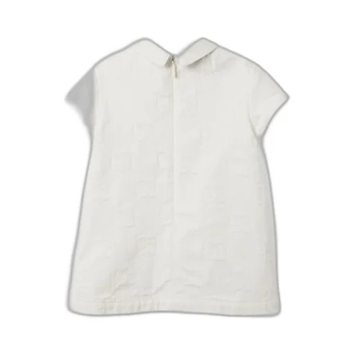 Baby Gg Denim Dress With Web