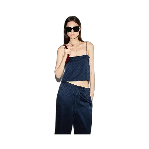 Gg Satin Top