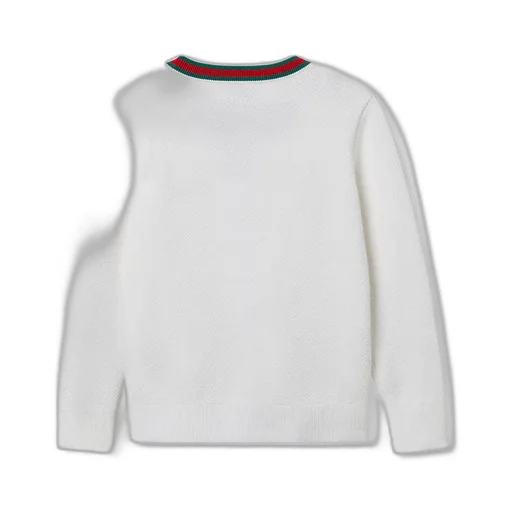 Children's Embroidered Cotton Cardigan