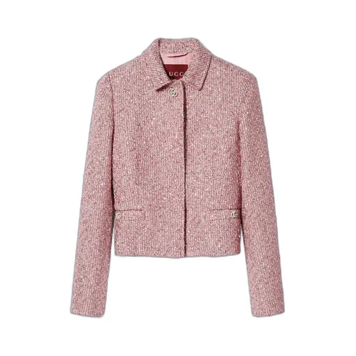Sequined Lamé Tweed Jacket