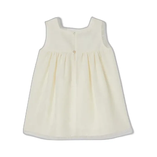 Baby Gg Cotton Dress With Web