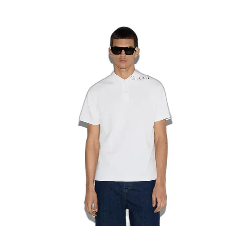 Printed Cotton Polo Shirt