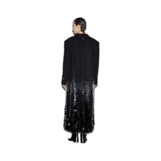 Batavia Wool Coat With Embroidery