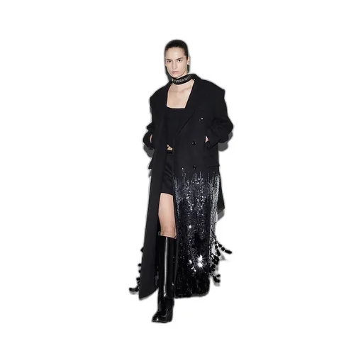 Batavia Wool Coat With Embroidery