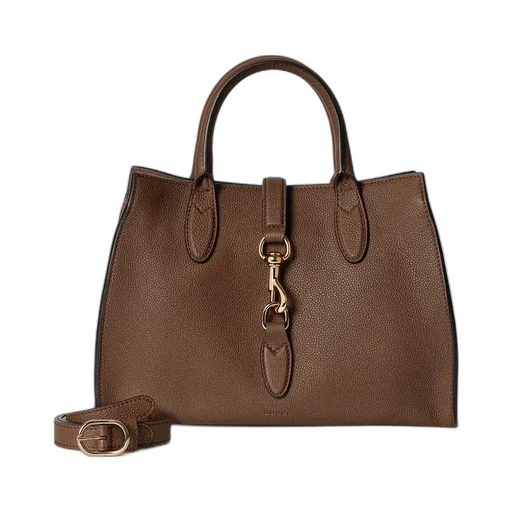 Medium Tote Bag With Hook Closure