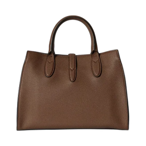 Medium Tote Bag With Hook Closure