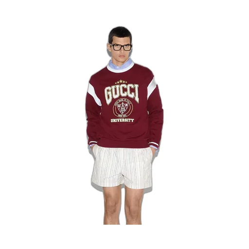 Embroidered Cotton Jersey Sweatshirt
