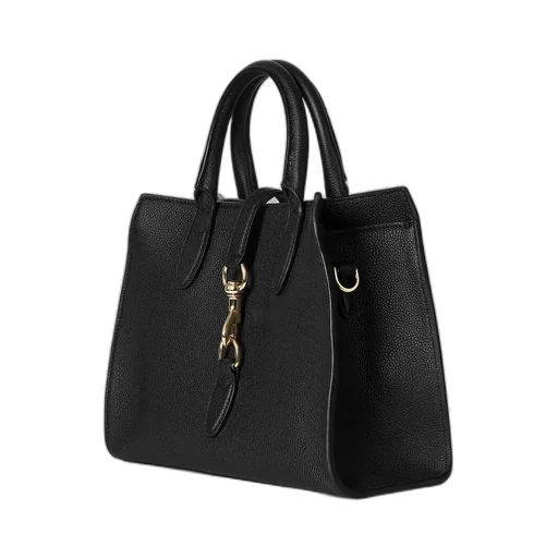 Medium Tote Bag With Hook Closure