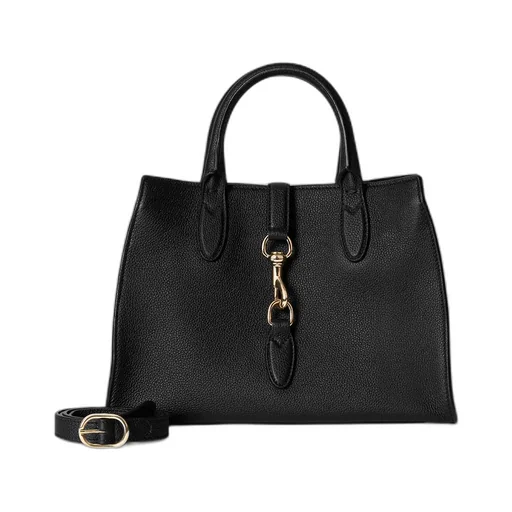 Medium Tote Bag With Hook Closure