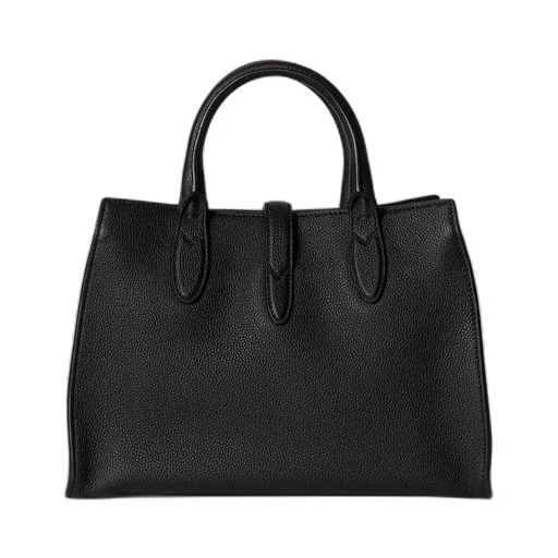 Medium Tote Bag With Hook Closure