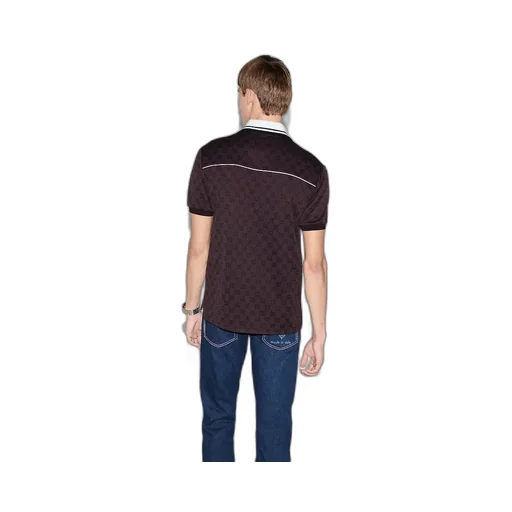 Gg Nylon And Cotton Polo Shirt