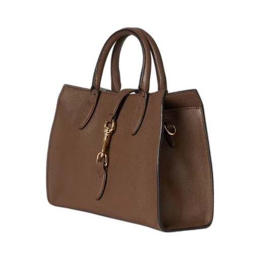 Medium Tote Bag With Hook Closure
