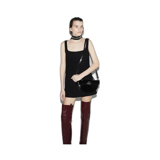 Small Half-Moon Top Handle Bag