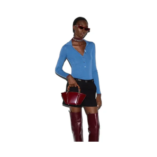 Mini Bamboo Top Handle Tote Bag