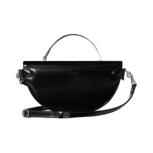 Small Half-Moon Top Handle Bag