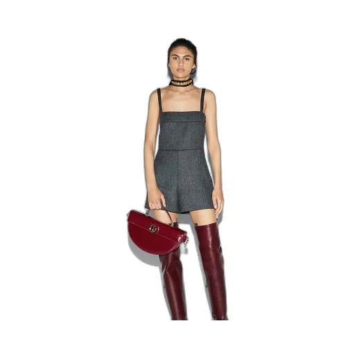 Medium Half-Moon Top Handle Bag