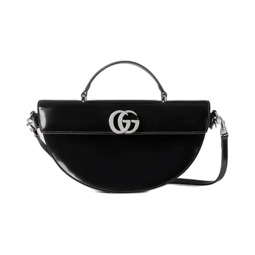 Medium Half-Moon Top Handle Bag