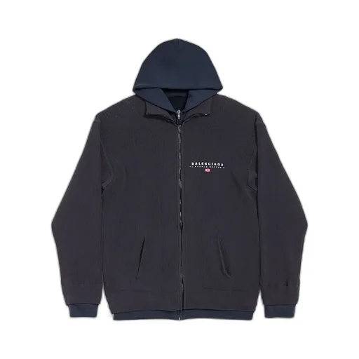 Hybrid Zip-Up Cardigan