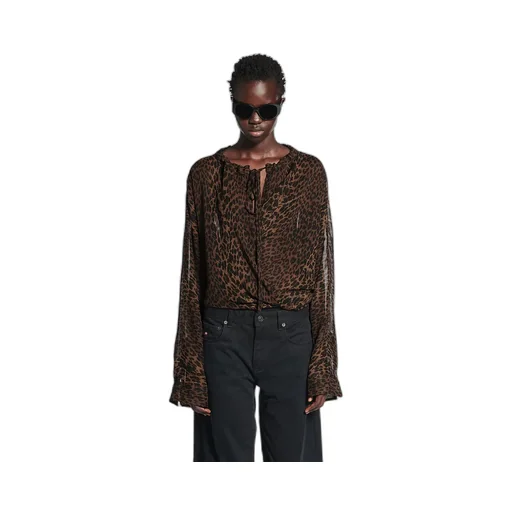 Leopard Minimal Blouse