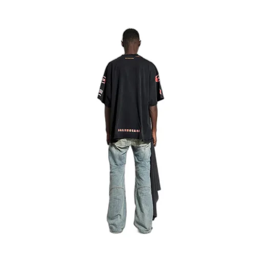 Sponsor Logos Oversized T-Shirt