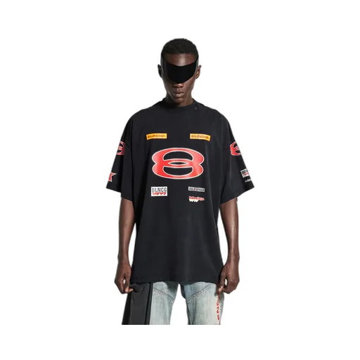 Sponsor Logos Oversized T-Shirt