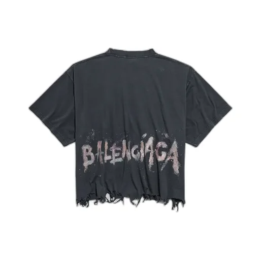 Nail Polish Cropped T-Shirt