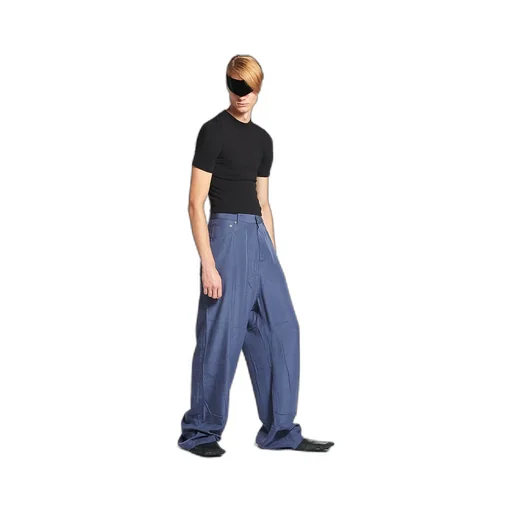 Fluid Denim Pants