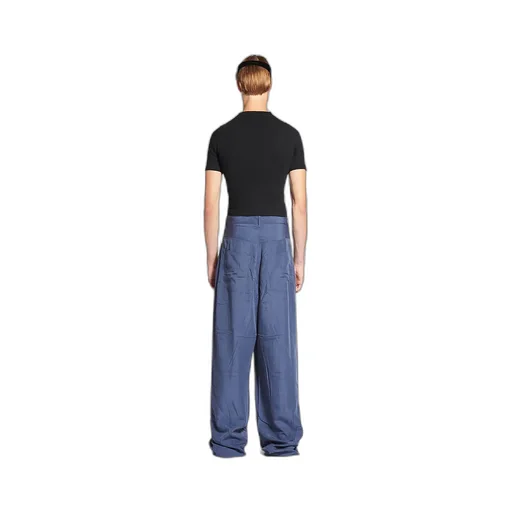 Fluid Denim Pants