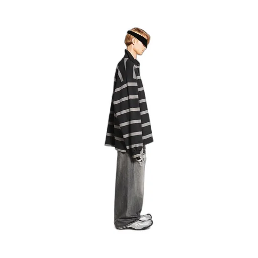 Laurel Classic Long Sleeve Oversized Polo