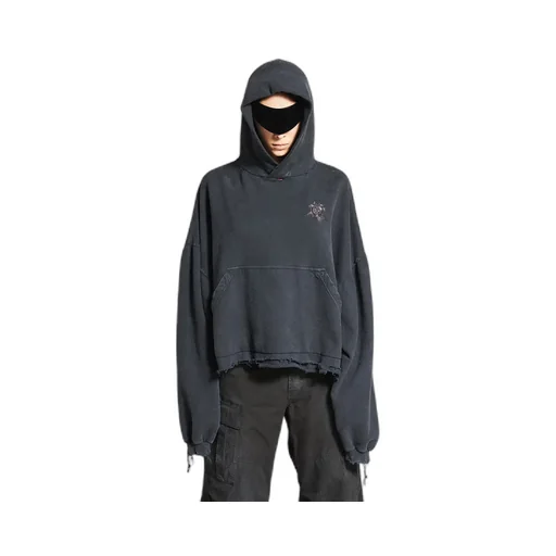 Nail Polish Cropped Hoodie