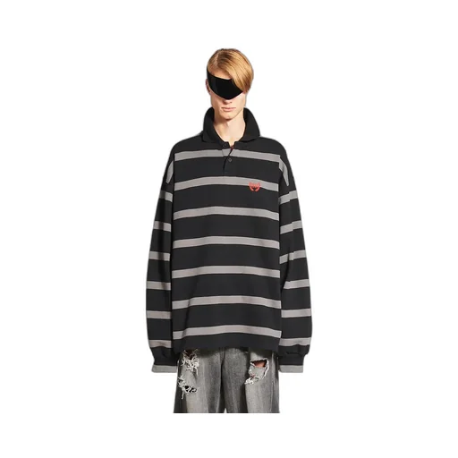 Laurel Classic Long Sleeve Oversized Polo
