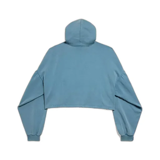 International Cropped Hoodie