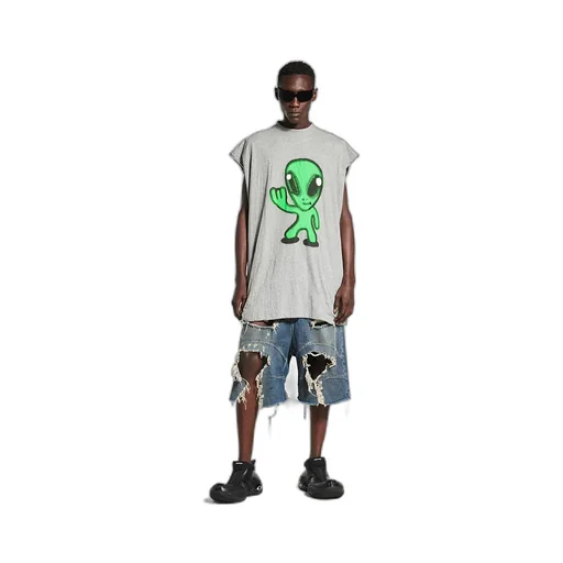 Hi There + Dripley Sleeveless T-Shirt
