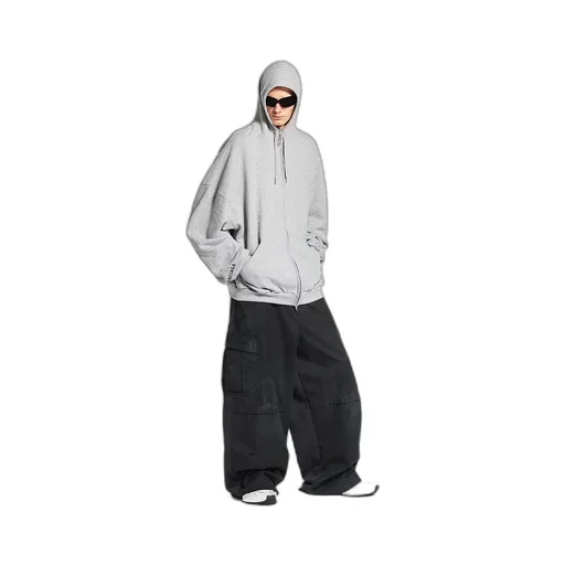 Hi There Large Zip-Up Hoodie