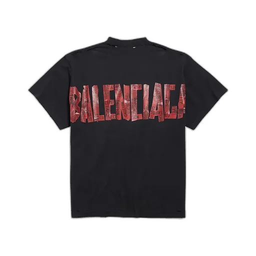 Security Tape Logo Oversized T-Shirt