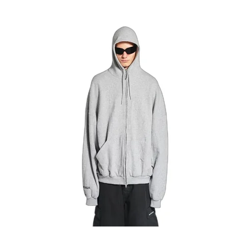 Hi There Large Zip-Up Hoodie