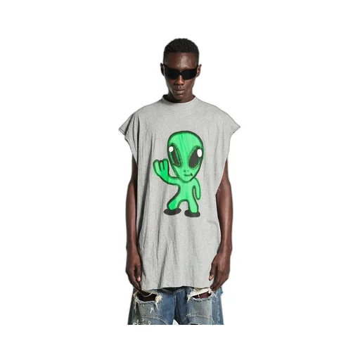 Hi There + Dripley Sleeveless T-Shirt