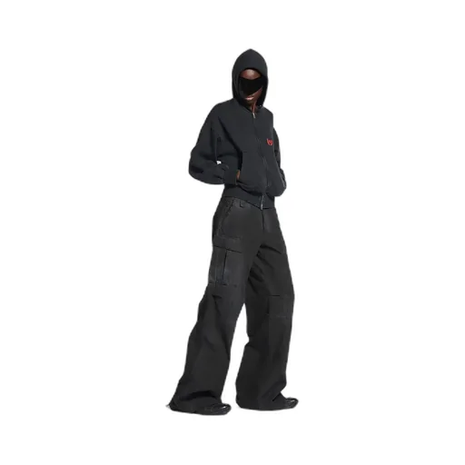Flared Cargo Pants