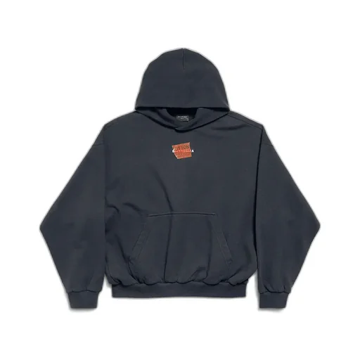 Taped Back Hoodie Medium Fit