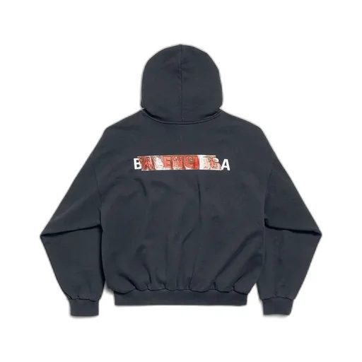 Taped Back Hoodie Medium Fit