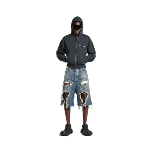 Distressed Baggy Shorts