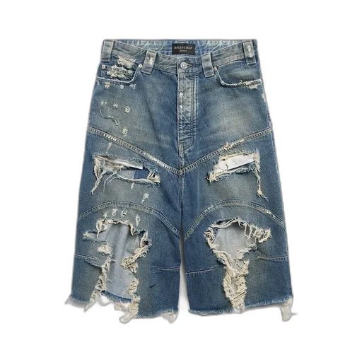 Distressed Baggy Shorts
