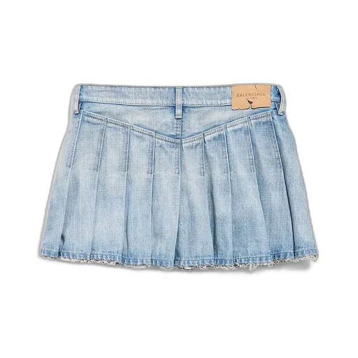 Pleated Mini Skirt