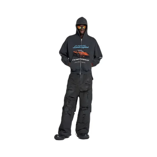 Automobili Lamborghini Zip-Up Hoodie Small Fit