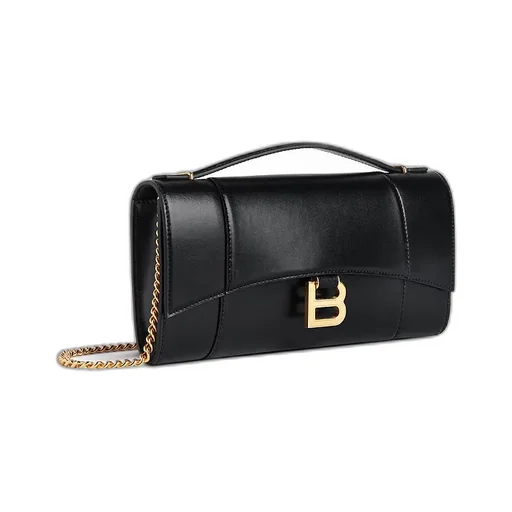 Hourglass Pochette With Chain