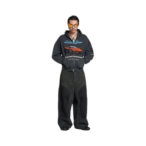 Ripped Off Baggy Pants