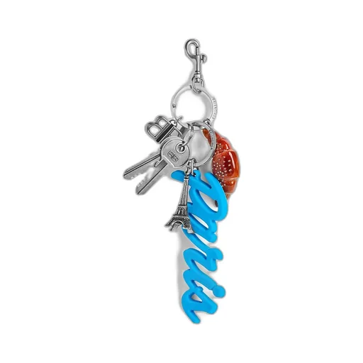 Tourist Paris Croissant Charm/Keychain